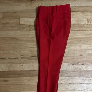 Loft Marisa Skinny fit size 4 red pants